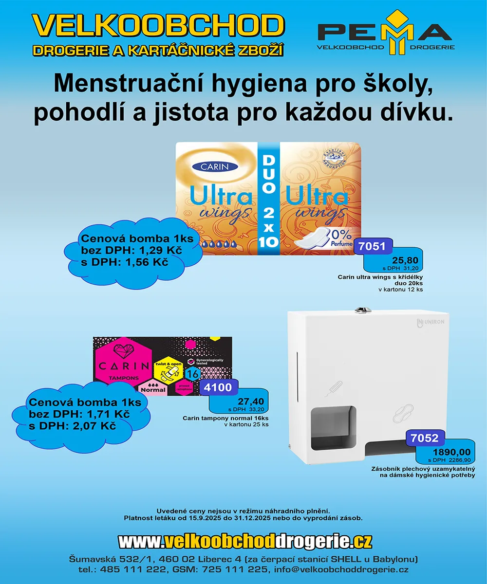 Menstruační hygiena pro školy